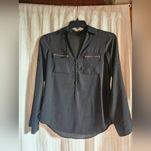 Elegant Black Women's Top